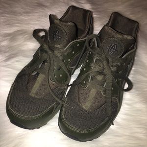 Green Nike Huraches